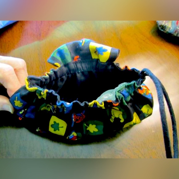 Disney Print Necktie Wristlet - Handmade - Picture 2 of 3